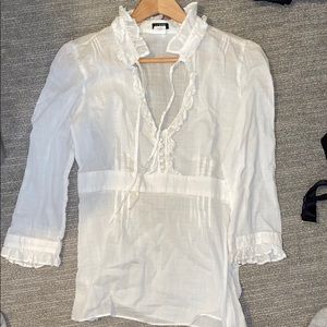 White cotton tunic
